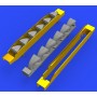 1/48 Aircraft- Bf109G6 Exhaust Stacks for TAM (Photo-Etch and  Resin)