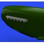 1/48 Aircraft- P51D Exhaust Stacks w/Fairing for EDU (Resin)