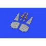 1/48 Aircraft- P51D Undercarriage Legs for EDU (Bronze and  Resin)