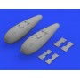 1/48 Aircraft- P51D 110 Gallon Fuel Tank for EDU (Photo-Etch, Decals and  Resin)