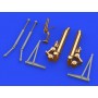 1/48 Aircraft- B17G Undercarriage Legs for HKM (Bronze and  Resin)(D)