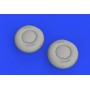 1/48 Aircraft- Tiger Moth Wheels for ARX (Decals and  Resin)(D)