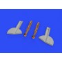 1/48 Aircraft- Spitfire Mk I Undercarriage Legs for EDU (Bronze and  Resin)