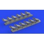 1/48 Aircraft- Spitfire Mk V Six-Stacks Exhaust Fishtail for EDU (Resin)