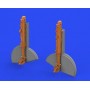 1/48 Aircraft- Spitfire Mk Va/b Undercarriage Legs for EDU (Bronze and  Resin)(D)