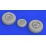 1/48 Aircraft- Ar234B Wheels for HSG and  Hobby 2000 (Mask and  Resin)