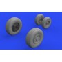 1/48 Aircraft- F/A18E Wheels for MGK (Mask and  Resin)