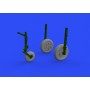 1/72 Aircraft- MiG21PFM Wheels for EDU (Mask and  Resin)(D)