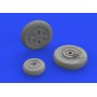 1/72 Aircraft- MiG21PF Wheels for EDU (Resin)(D)