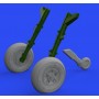 1/72 Aircraft- Spitfire Mk Vc Wheels for ARX (Mask and  Resin)(D)