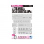 Aoshima 1/32 20 Inch Genuine Steel Wheel and 16 Connected Square Skyline Tail / One-man Lamp
