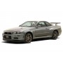 Aoshima 1/32 Nissan R34 Skyline GT-R Nur(Sparkling Silver)