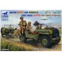 Bronco Models 1/35 British Recce And Signals Light Truck (2 Kits) With Crew 5 Figures