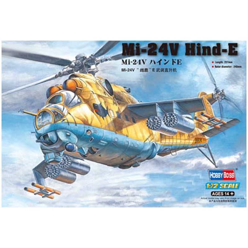 Hobby Boss 1/72 Mi-24V Hind-E