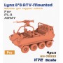 Heavy Hobby 1/72 Lynx 8x8 ATV-Mounted Machine Gun Support Vehicle For PLA Army