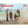 ICM 1/35 WWII French Tank Crew (4 figures) (100% new molds)