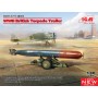 ICM 1/48 WWII British Torpedo Trailer (100% new molds)