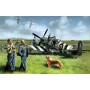 ICM 1/48 Spitfire Mk,IX with RAF Pilots and Ground Personnel