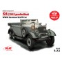 ICM 1/72 G4 (1935 production), WWII German Staff Car,  snap fit/no glue
