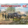 ICM 1/35 Army Group 'Center' (Summer 1941)   (Kfz.1, Typ L3000S, German Infantry (4 figures), German Drivers (4 figures))