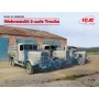 ICM 1/35 Wehrmacht 3-axle Trucks (Henschel 33D1, Krupp L3H163, LG3000)