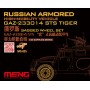 Meng 1/35 Russian Armored High-Mobility Vehicle Gaz-233014 Sts Tiger Sagged Wheel Set (Resin)