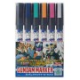 Mr Hobby Gundam Marker Set - Metallic Marker Set 2