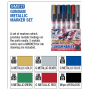 Mr Hobby Gundam Marker Set - Metallic