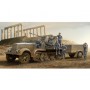 TSM-1525 1/35 German SdKfz 7/2 Halftrack Early Version w/3.7cm Flak 37 Gun & Supply Trailer