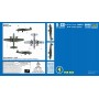 TSM-6401 1/350 B25 Mitchell US Medium Bomber Set (4/Bx) (New Tool) (APR)