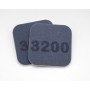 3200-2P Micro Finishing Cloth Abrasive pads - 2 Packs