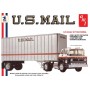 FORD C600 US MAIL TRUCK w USPS trailer    1/25
