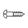 Wood Screw 1x3/8 Round Head