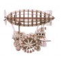 Mechanical Wood Models Airship Air Vehicle - with wind-up spring