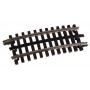 21st Century Track System(TM) Nickel Silver Rail w/Brown Ties - 3-Rail -- O54 Half Curved Section