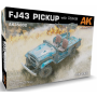 AK Interactive 1/35 FJ43 Pickup with DShKM Plastic Model Kit