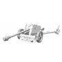 DW35027 Das Werk 1/35 Allemand 7,5cm Pak40 avec 4 Figures