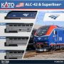 N Amtrak ALC-42 Locomotive & Superliner Phase VI 4-unit Set