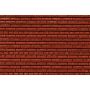 Flexible Dark Red Brick Wall Sheet 2-Pack -- Medium for HO Scale: 3-3/4 x 12" 9.2 x 30.5cm