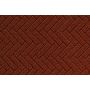 Flexible Herringbone Dark Red Brick Sheet -- Large for HO, S & O Scales 1/8" Brick