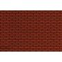 Flexible Dark Red Brick Pavers Sheet pkg(2) -- Small for HO & N Scales - 3-3/4 x 12" 9.5 x 30.5cm