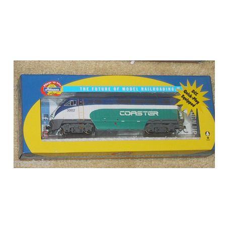 Athearn 26298 HO Coaster RTR F59PHI Diesel Locomotive 3002