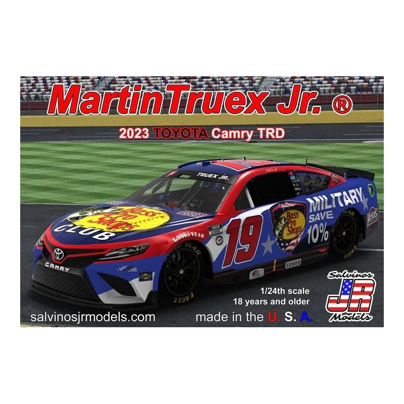 1/24 Joe Gibbs Martin Truex 2023 "Bass Pro Shops Patriotic