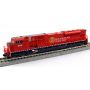 EMD SD90/43MAC - Standard DC - Canadian Pacific no. 9159 (United Way Commemorative, red, white)