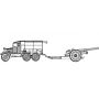 TM35212 1/35 Scammell Pioneer R100 Artillery Tractor with 7,2 inch Howitzer
