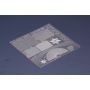 BOR BD-012 MASK CUTTING MAT (GEOMETRIC LINES) STAINLESS STEEL
