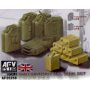 AFV AF35258 WWII BRITISH FUEL TANK SET (1/35)