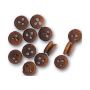 ART08507 DEAD EYE WALNUT 3.5mm 18/pk