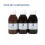 ART277PACKB2 HARDWOOD DYES SET - 3 BOTTLES 125ml