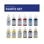 ART277PACK4 FRENCH NAVY PAINT SET (12 BOTTLES) MODEL 22517-N